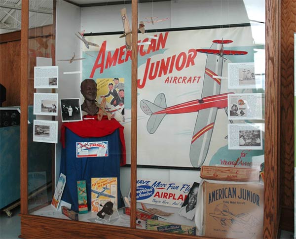 The Jim Walker and American Junior Aircraft Company exhibit at Evergreen Aviation Museum in McMinnville