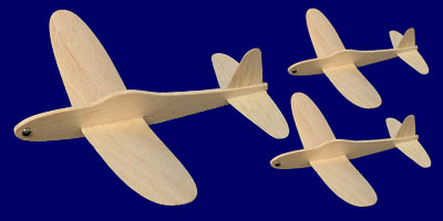 Stunt Flyer Fun Pak 3 Balsa Planes