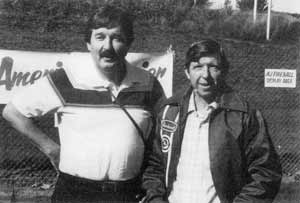Bill Walker with Willie Willingham the American Junior Test Pilot