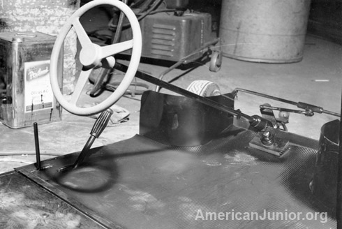 Chasis for the American Junior Jaguar car